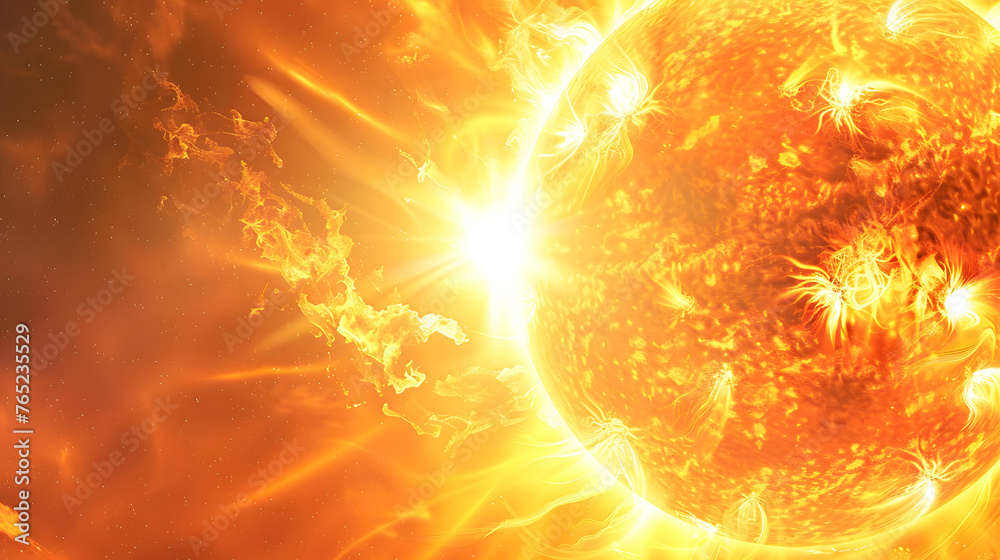 Sun wallpaper, sunny background, sun close-up for text and presentations Sun wallpaper, sunny background, sun close-up for text and presentations