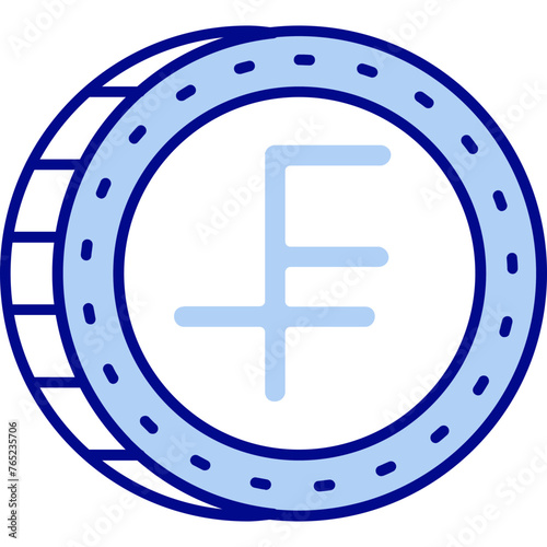 Swiss franc Icon