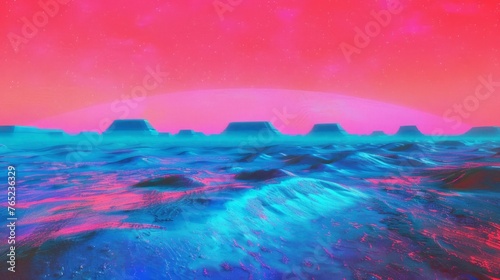 A psychedelic or surreal landscape © CaptainMCity