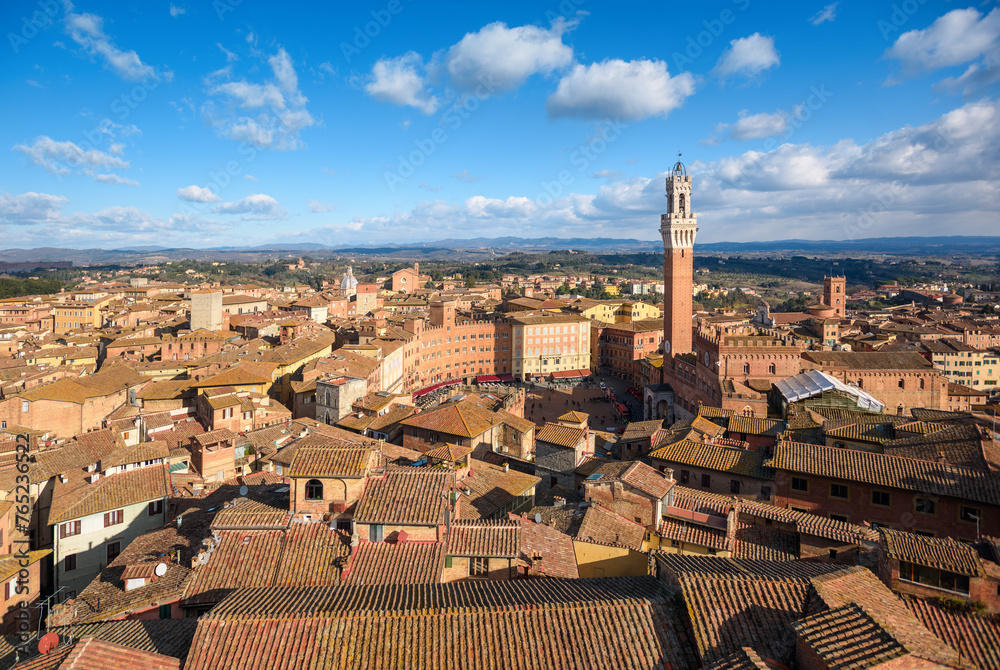 Obraz premium Siena Old town, Tuscany, Italy