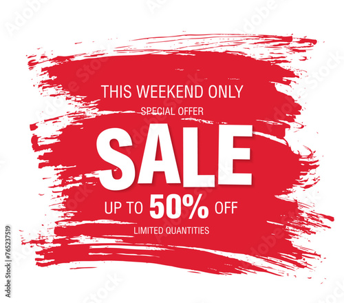 sale banner layout design vector illustration