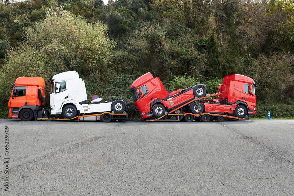 transport of truck tractor cabins by road transport of truck tractor cabins by road