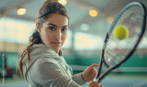 Professional female tennis ...