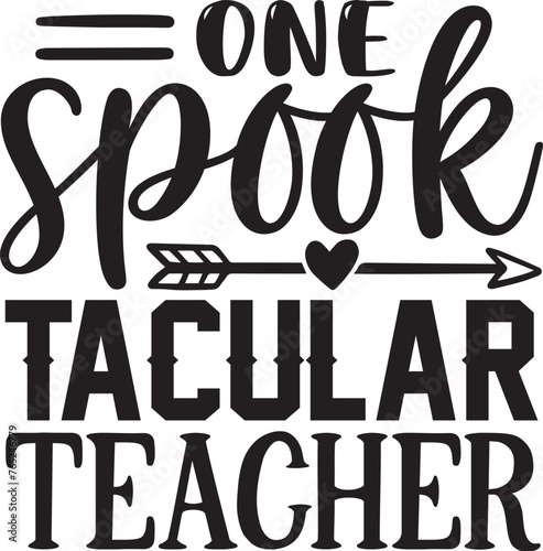 one spook tacular teacher