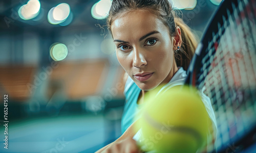 Professional female tennis ...