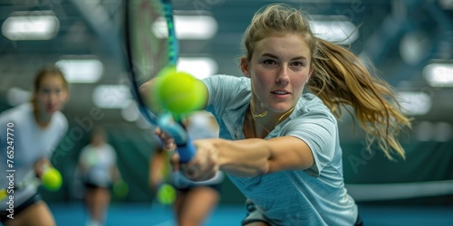 Professional female tennis ...