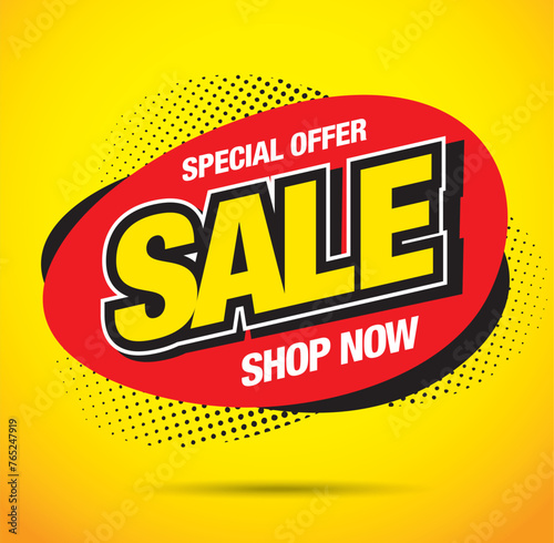 sale banner layout design vector illustration