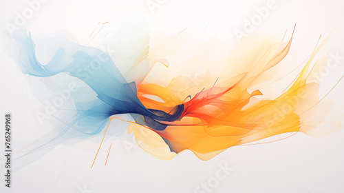 Arrière-plan de détail de peinture, effet texturé, mélange de peinture en mouvement et de couleurs bleu, rose, orange. Fond pour conception et création graphique.