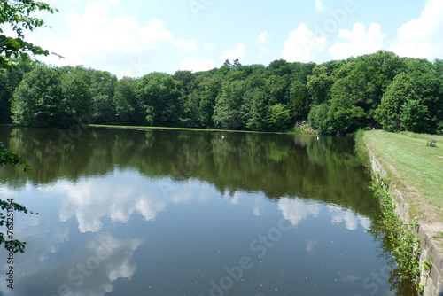 Teich im Schlosspark von Ballenstedt