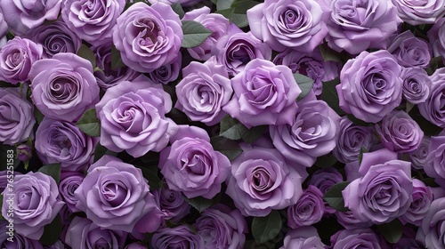 Professional seamless photo of purple roses top view