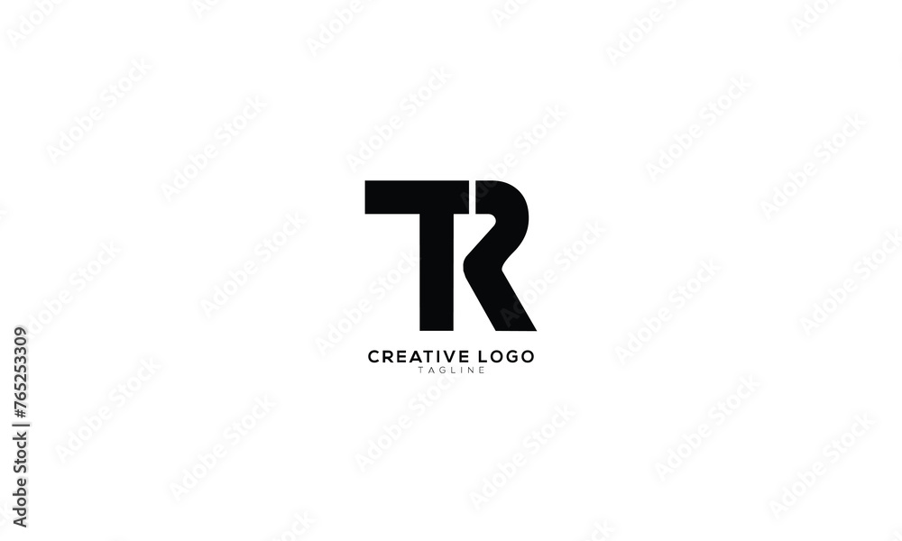 TR Abstract initial monogram letter alphabet logo design TR Abstract initial monogram letter alphabet logo design