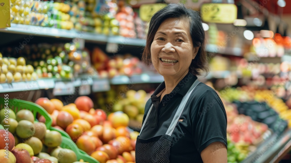 Portrait of a store worker	
