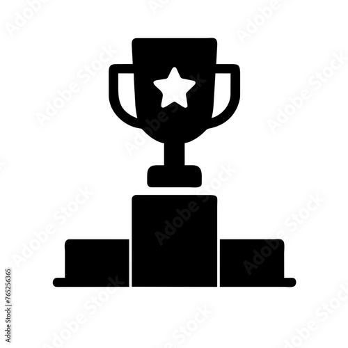 Trophy achievement win icon