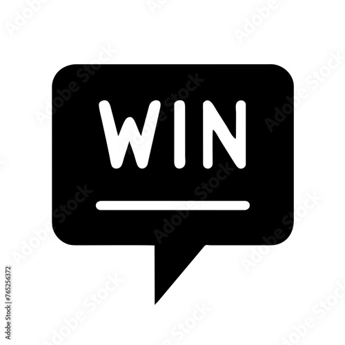 Trophy achievement win icon