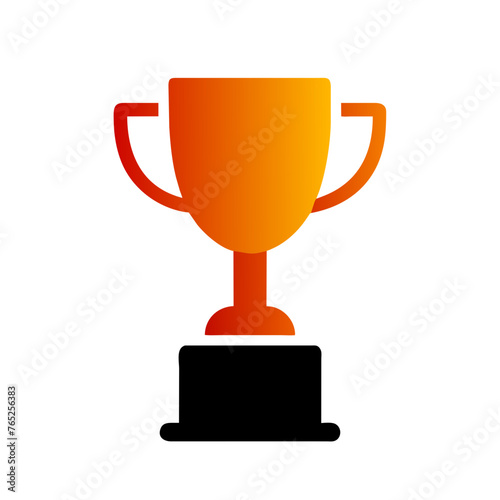 Trophy achievement win icon
