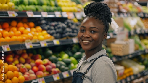 Portrait of a store worker 