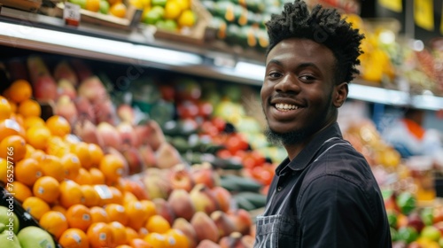 Portrait of a store worker 