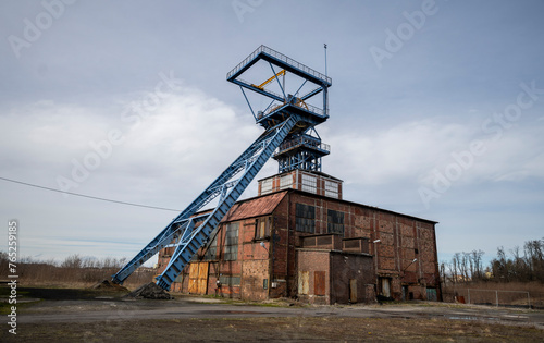 Old historic industrial abandoned coal mine in Silesia, Poland, Europe © Arkadiusz