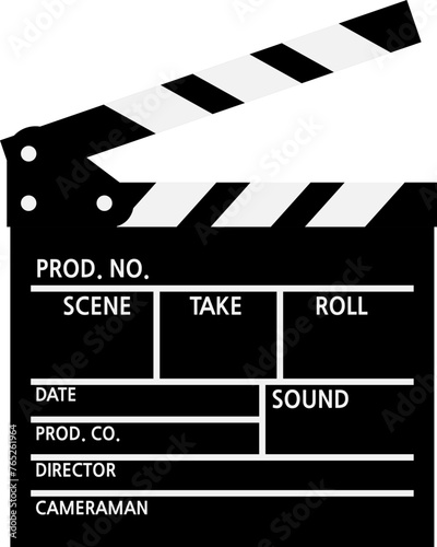 A clapper board, 슬레이트
