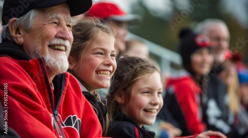 People of all ages and backgrounds come together united by their love for the team and the sport.