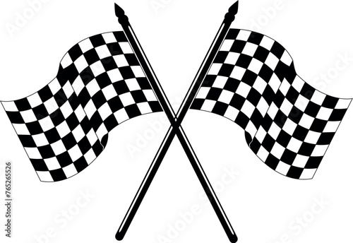 double crossed checkered flags eps vector file racing flag motorbike racing , car racing flag ,Finnish line flag photo