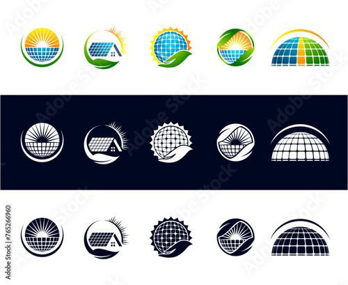 logo asset full variation save tree, solar, toga, education for digital and print