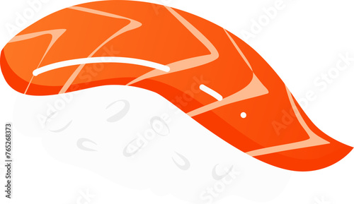 Sushi Illustration. Japanese food Illustration.