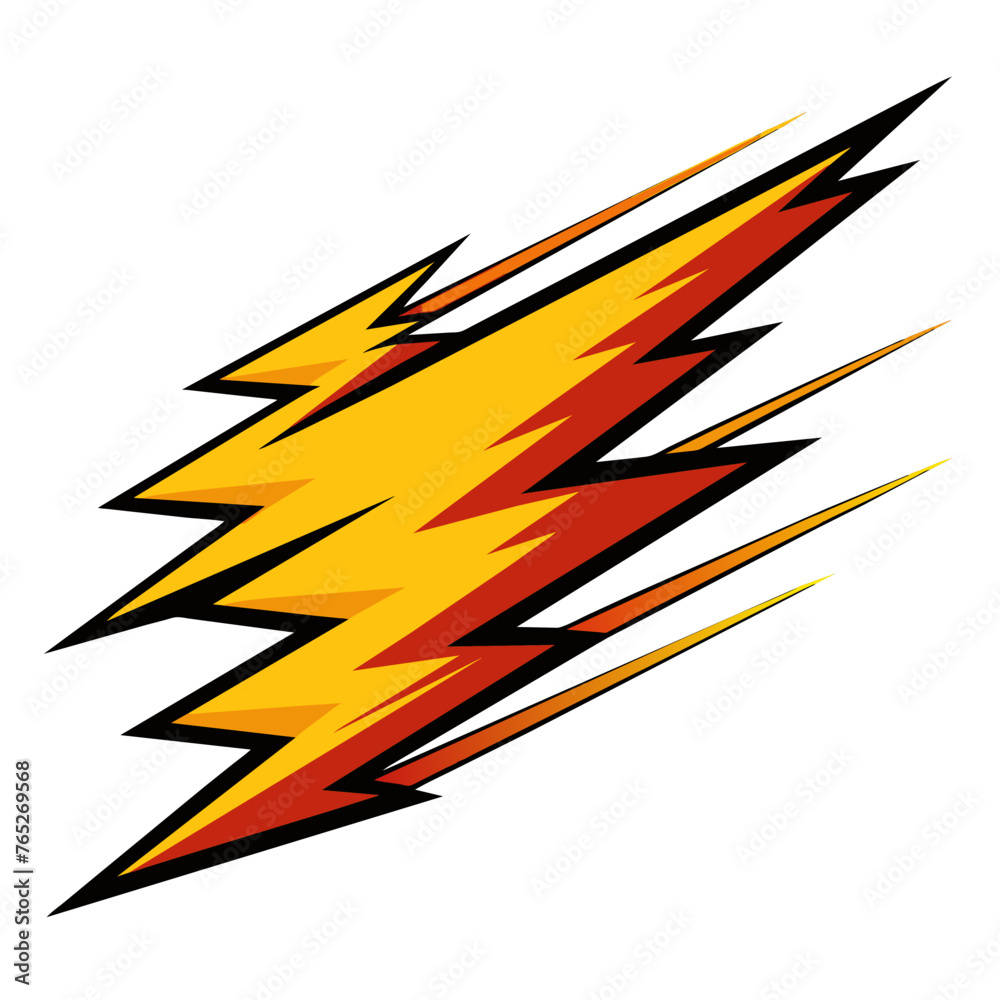 Background with Comic Orange and Black Lighting Background with Comic Orange and Black Lighting