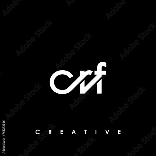 CRF Letter Initial Logo Design Template Vector Illustration