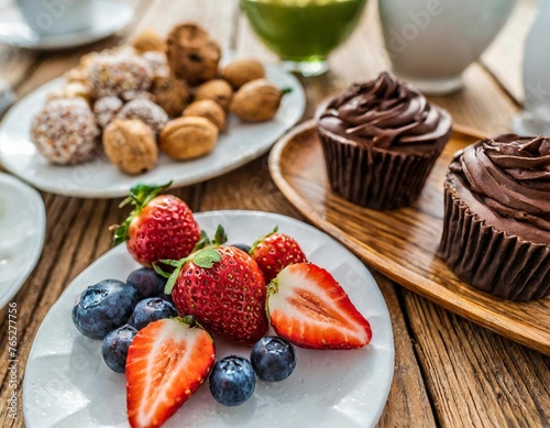 Indulgent Guilt-Free Desserts: Fresh Berries with Sugar-Free Chocolate Treats