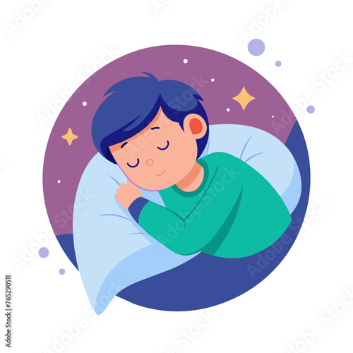 World Sleep Day Character is sleeping Vector