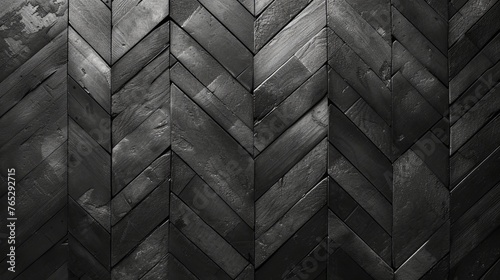A black and white photo of wood grain with a zigzag pattern