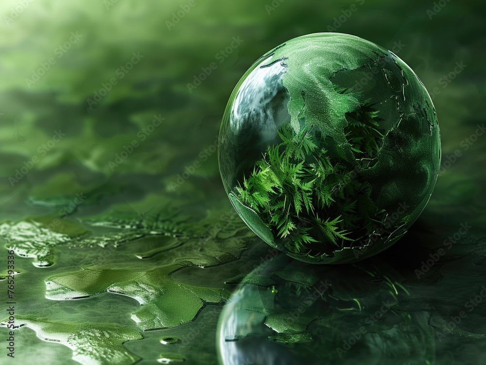 Futuristic tech nature utilizing alternative magical energy sources, green magic Futuristic tech nature utilizing alternative magical energy sources, green magic