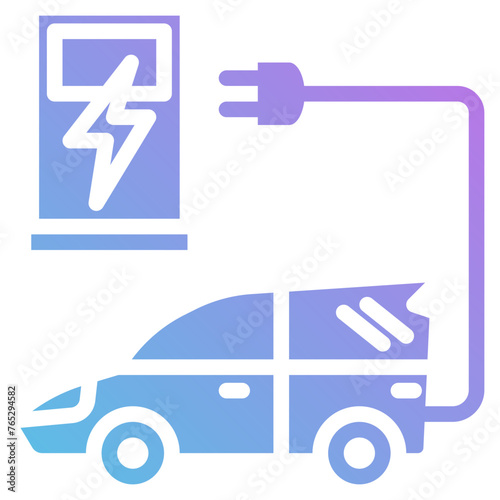 electriccar-vehicle-ev-charge-automobile photo