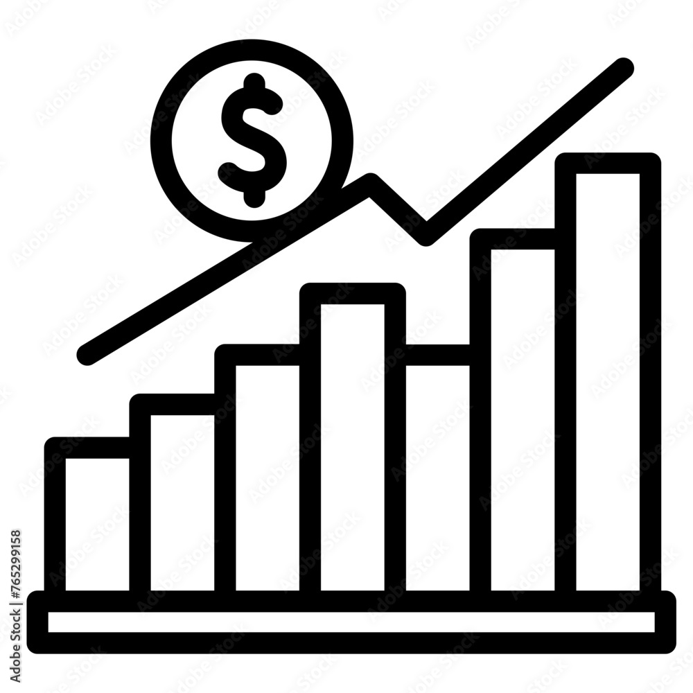 Profit outline icon Profit outline icon