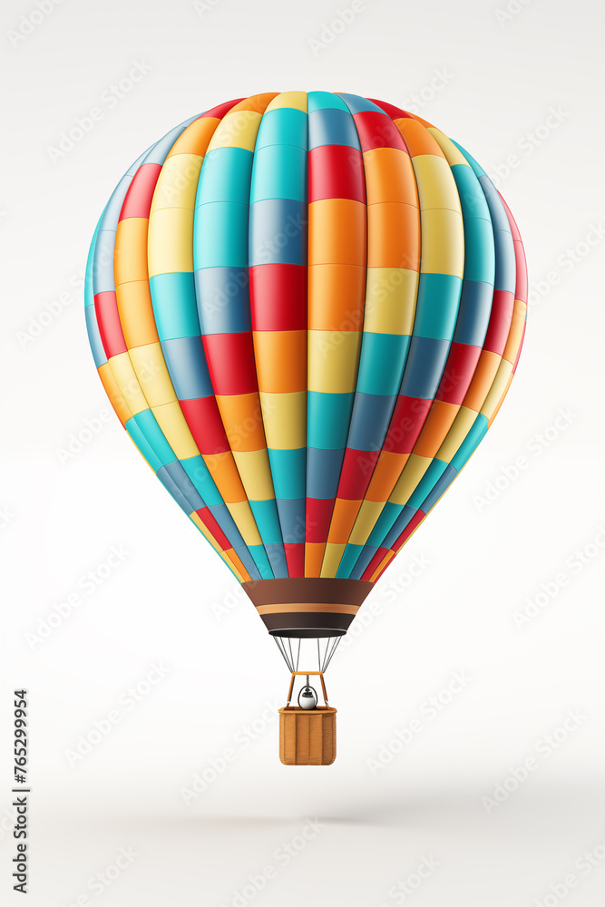 Obraz premium Balloon isolated on white background.