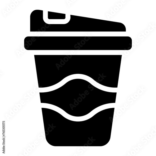 hot coffee Solid icon