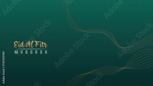 premium luxury eid al fitr design vector, banner, wallpaper, greeting background on social media and print media
