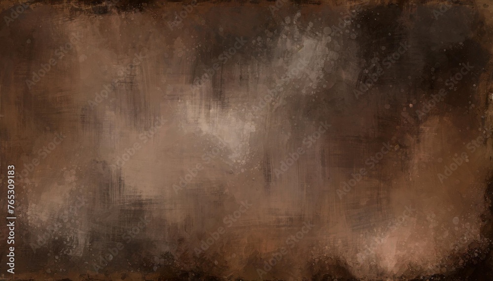 dark brown stained grungy background or texture - obrazy, fototapety, plakaty 