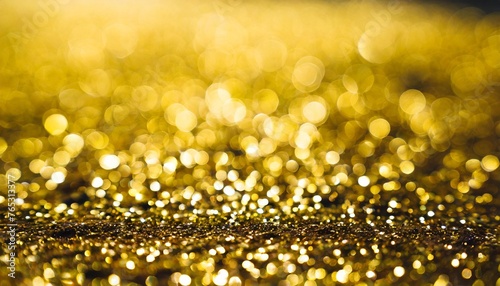gold glittering bokeh background