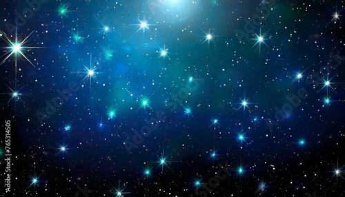 sky stars starry night blue starlight shine in dark space universe background twinkling and blinking