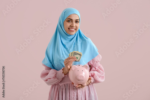 Beautiful young happy Musli...