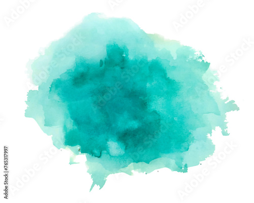 hand painted liquid turquoise color abstract backdrop
