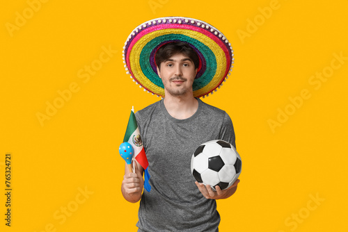 Young male football player ...