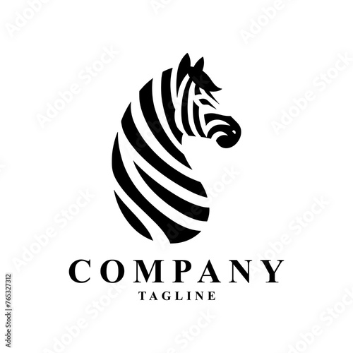 Wallpaper Mural Zebra logo: Embodies uniqueness, balance, and community, symbolizing harmony and diversity in its distinctive stripes. Torontodigital.ca
