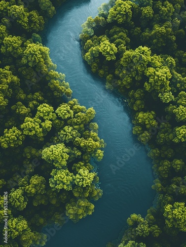 Craft a dynamic social media graphic featuring a powerful quote or statistic highlighting the benefits of recognizing rivers as legal entities Incorporate nature-inspired elements and a color palette 