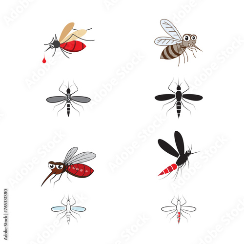 Insect mosquito icon Template vector © Khalid Khoeri