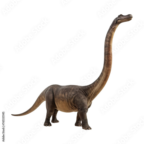 Diplodocus, Brontosaurus dinosaur on transparent background Generative AI © epicraw
