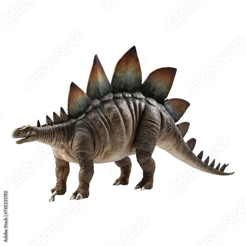 Dinosaur stegosaurus on Transparent background PNG Generative AI © epicraw