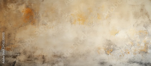 A close up of a painting on a brown wall with smoke rising from it. The wood flooring complements the tints and shades in the artwork, creating a visual arts masterpiece photo